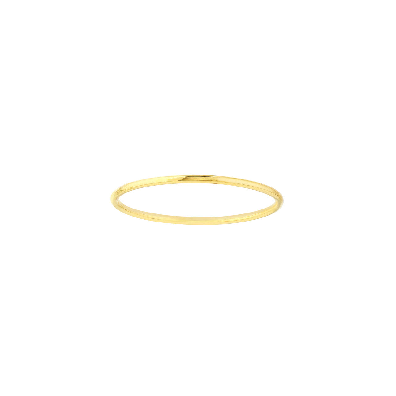 Stackable wire ring by My Store featuring a sleek, minimalist design in a polished silver finish.