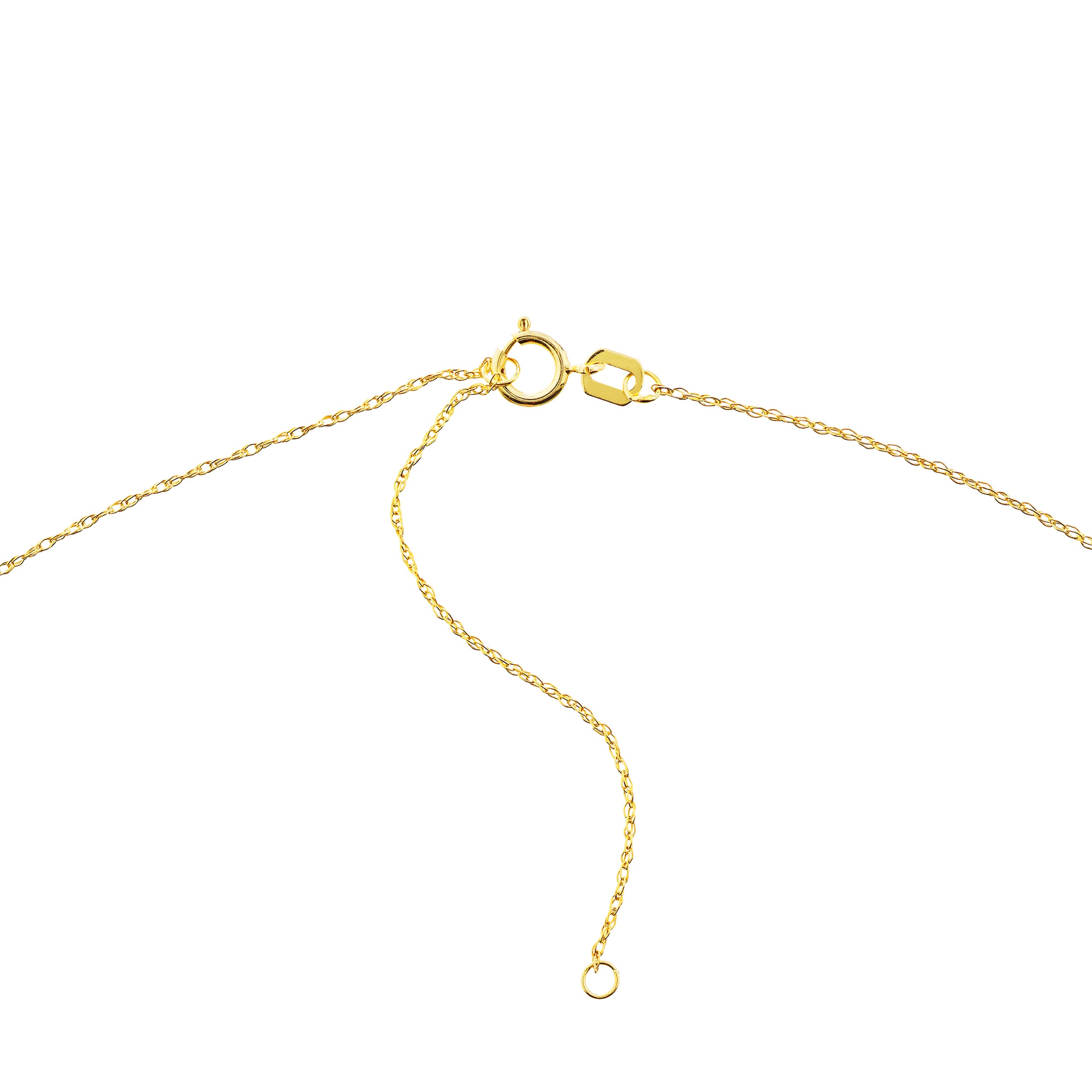 14K Gold Fleur-de-Lis Pendant Necklace