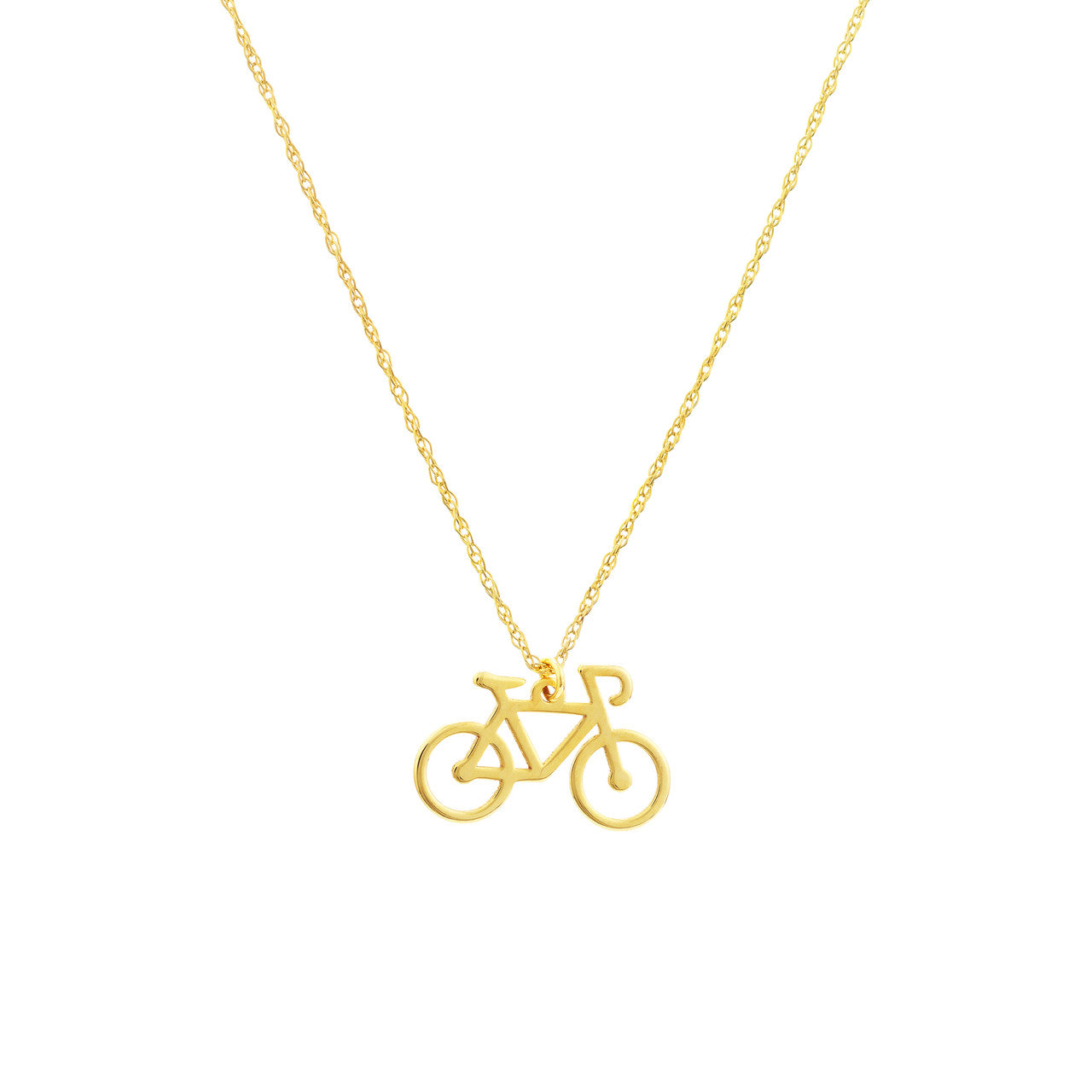 Simple adjustable mini bicycle necklace by My Store, featuring delicate detailing and a charming design.