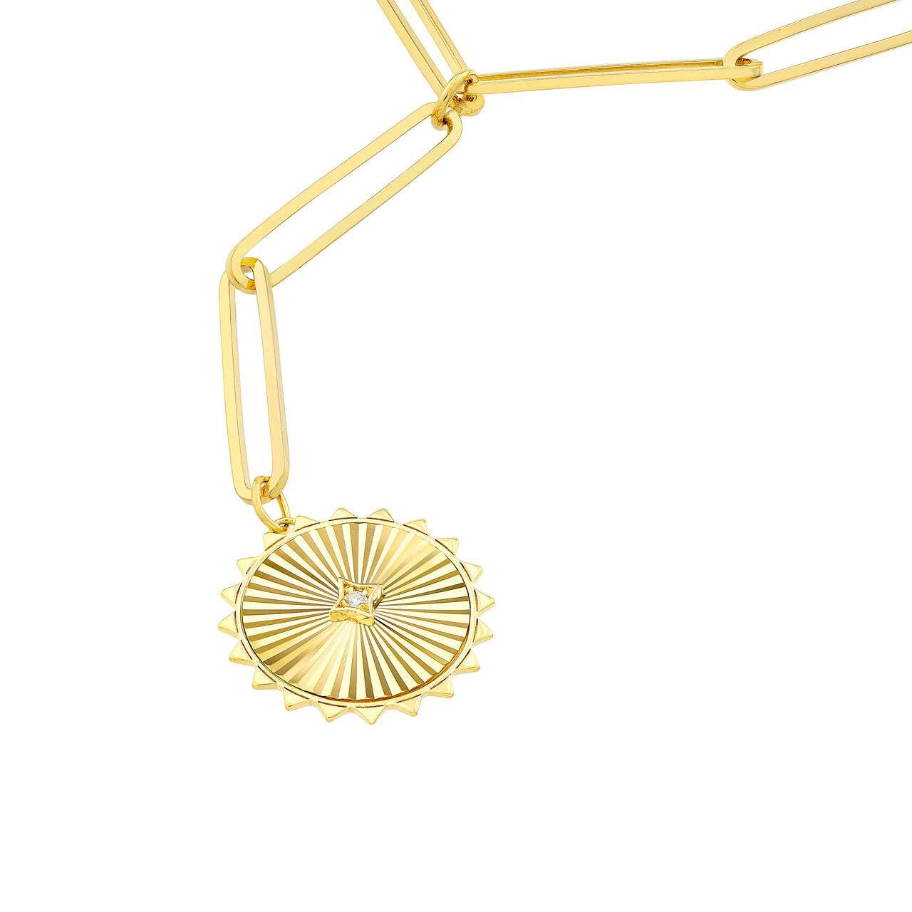 Diamond Medallion Lariat Necklace - VIA Jewelers