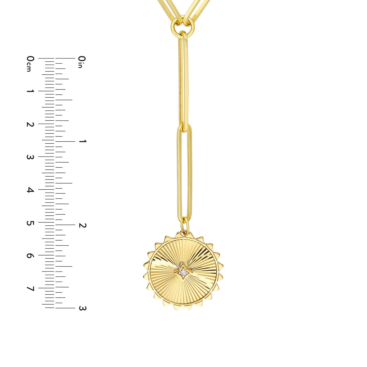 Diamond Medallion Lariat Necklace - VIA Jewelers