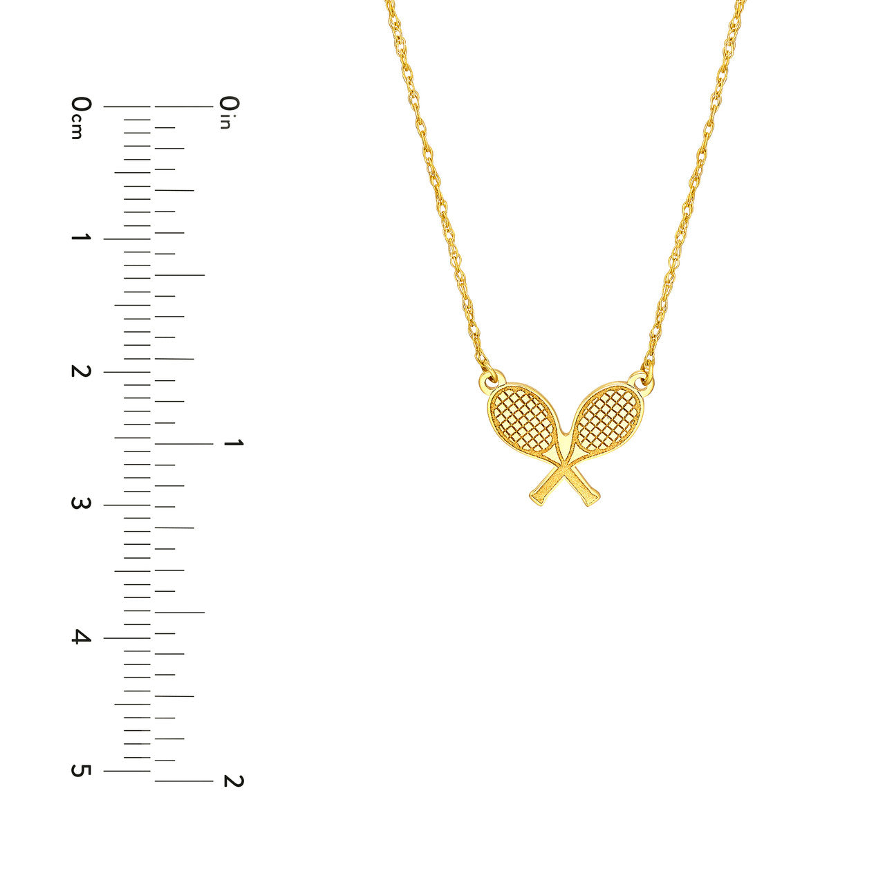 Tennis Rackets Necklace - VIA Jewelers