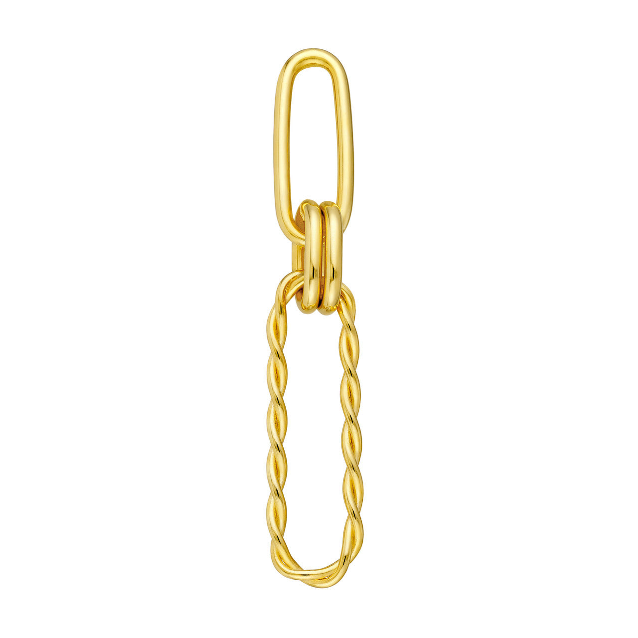 Polished and Twist Paper Clip Earrings - VIA Jewelers