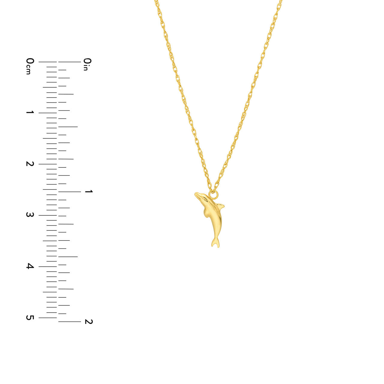 Simple dolphin necklace by My Store featuring a delicate design and shimmering finish.