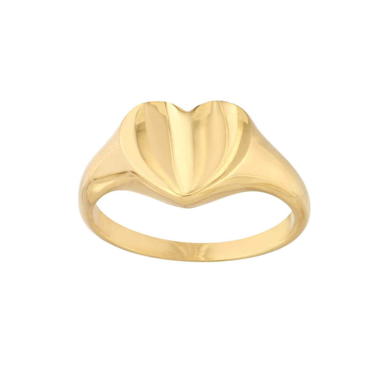 Signet Mini Heart Ring - VIA Jewelers