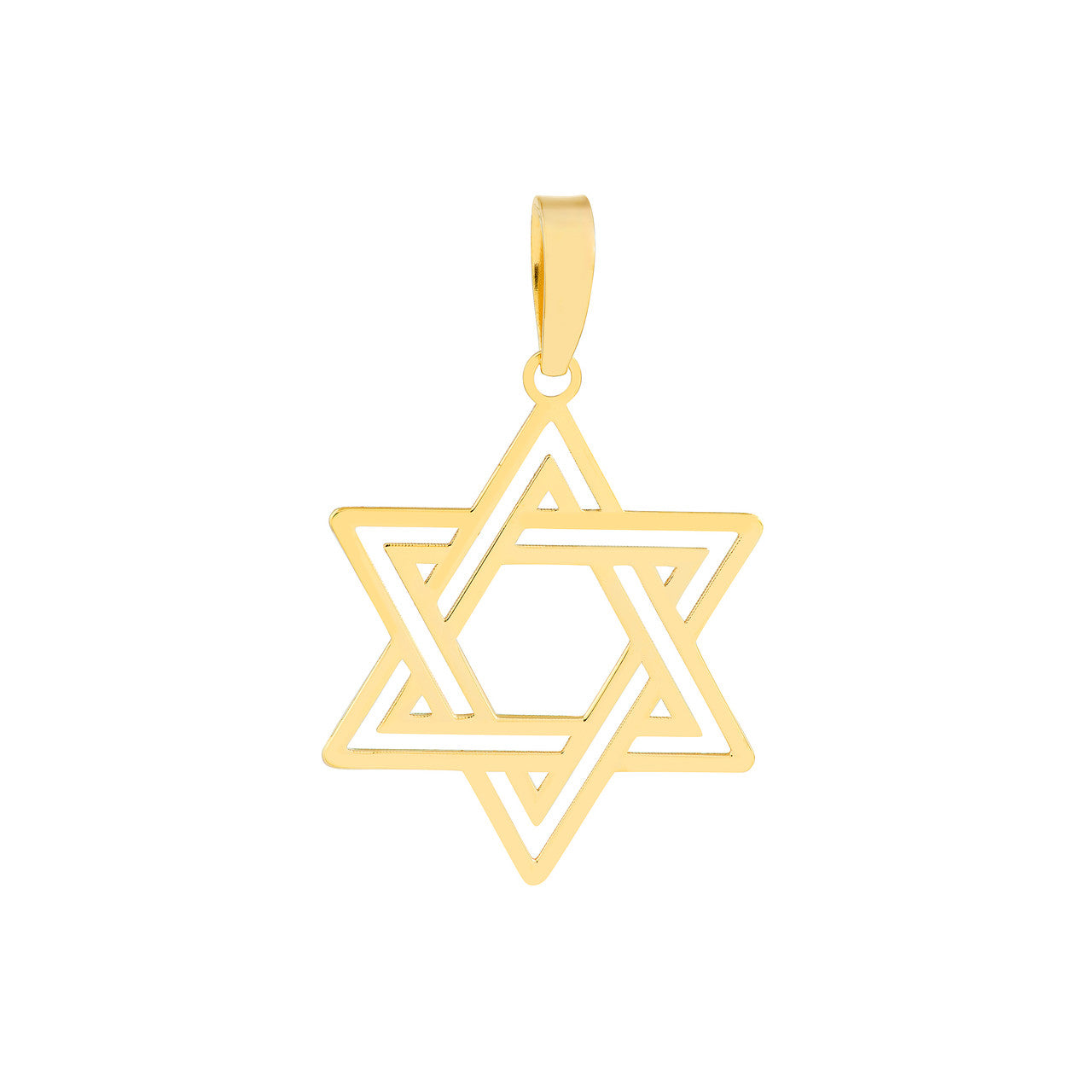 Star Of David Pendant Interlocking - VIA Jewelers