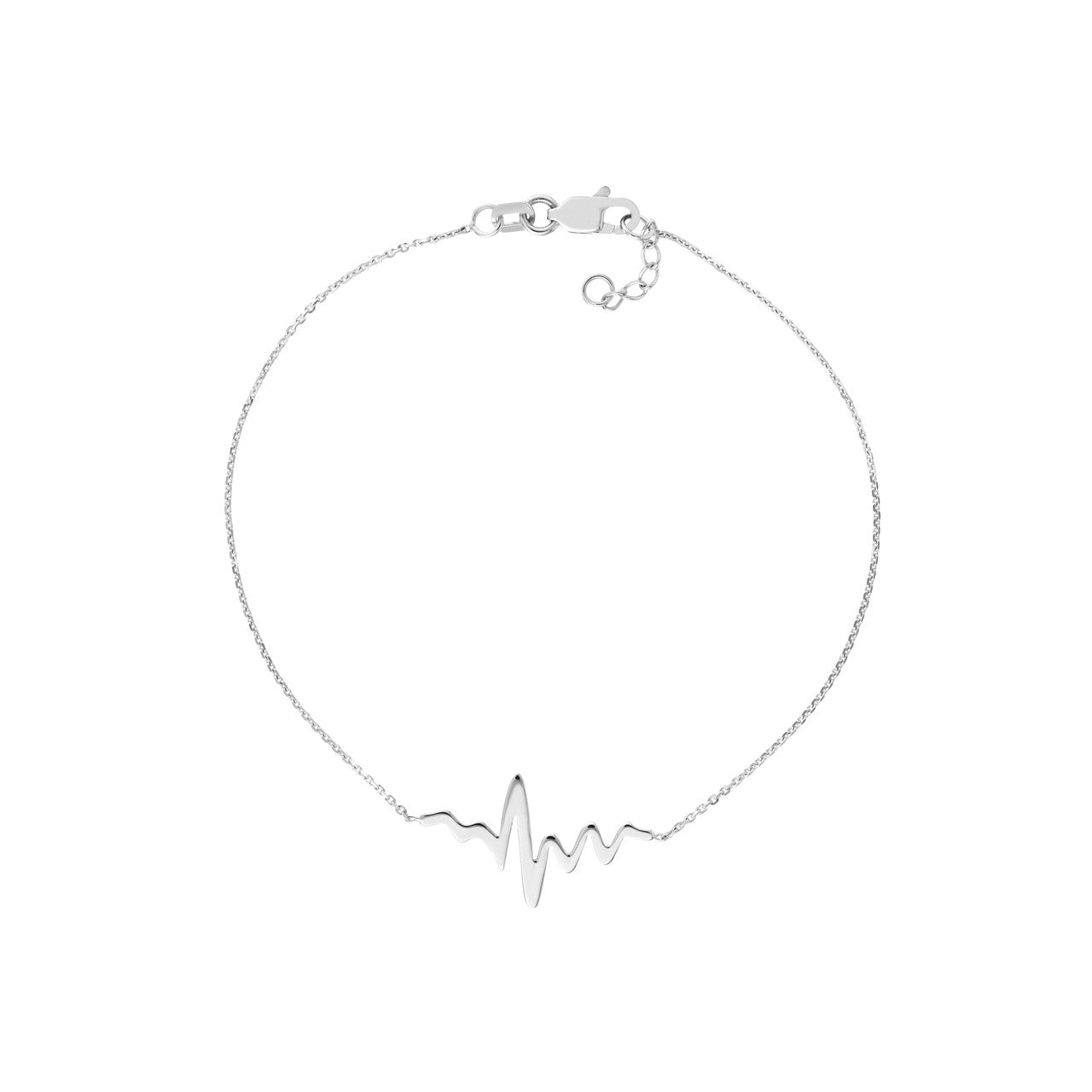 Heartbeat on Chain Bracelet by My Store featuring a delicate chain and heart-shaped charm in a stylish design.