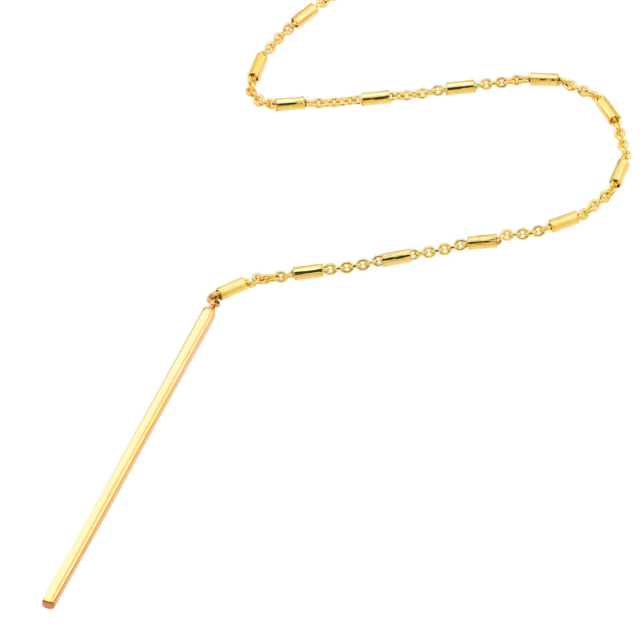 Bead and Bar Lariat Necklace 6