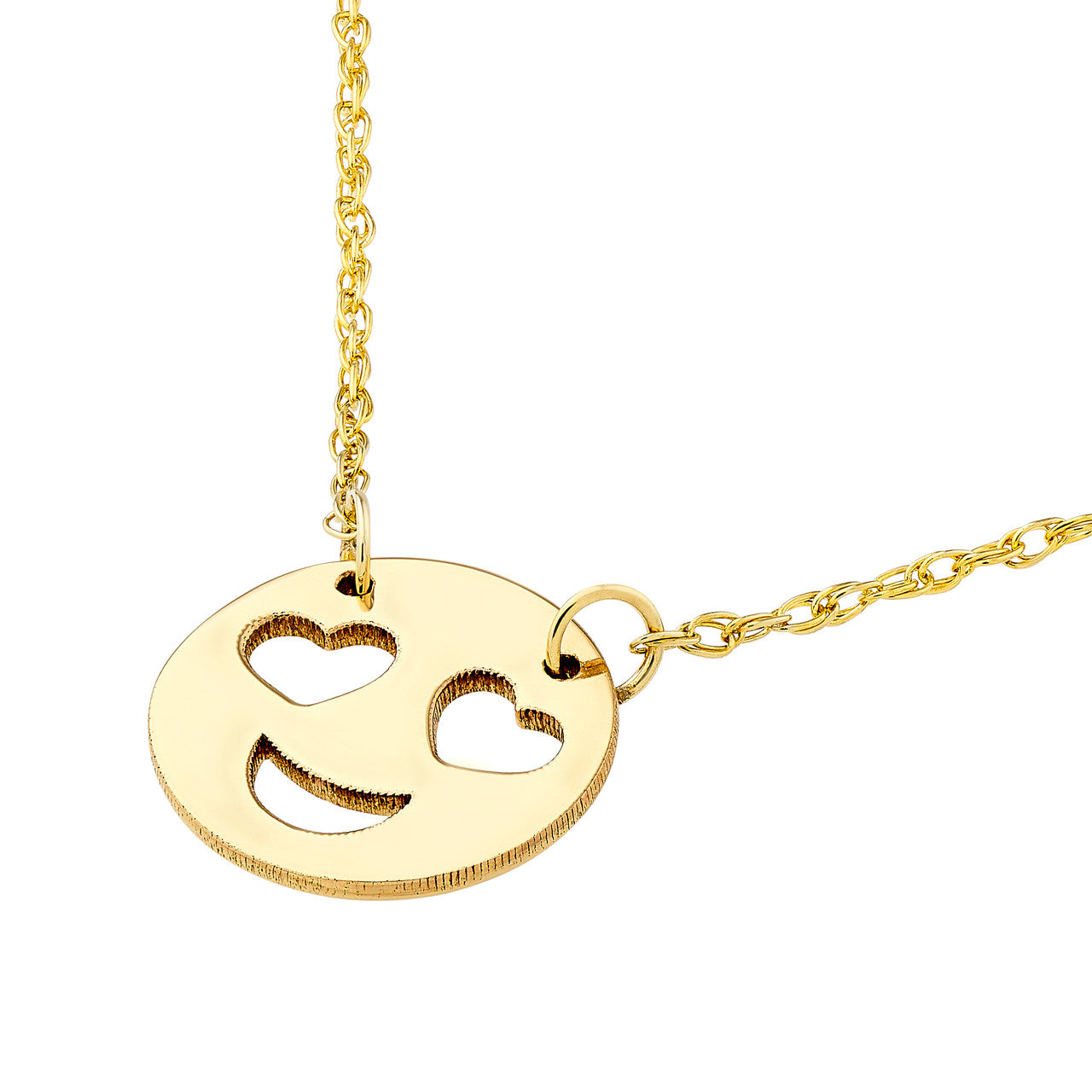 Mini Heart Face Adjustable Necklace 3