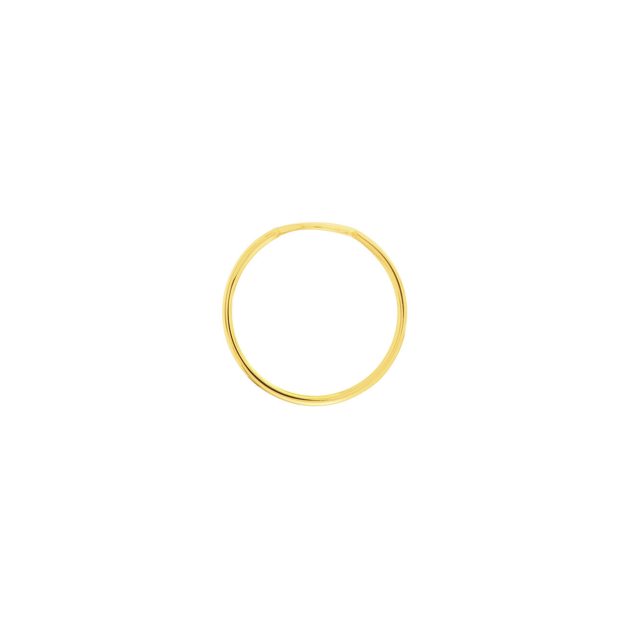 14K gold disc wire ring, intricate detailing, alternate view