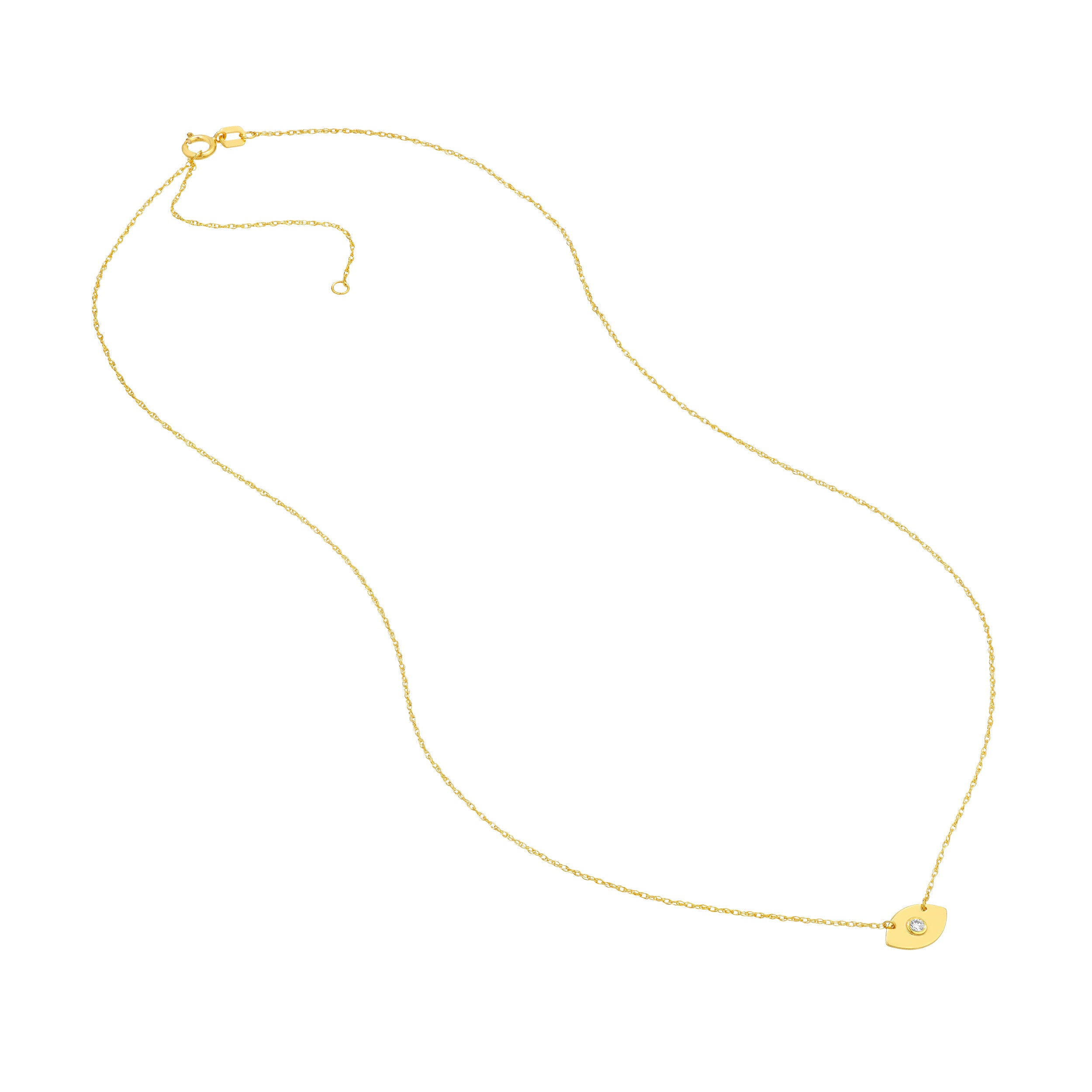 Diamond Evil Eye Necklace