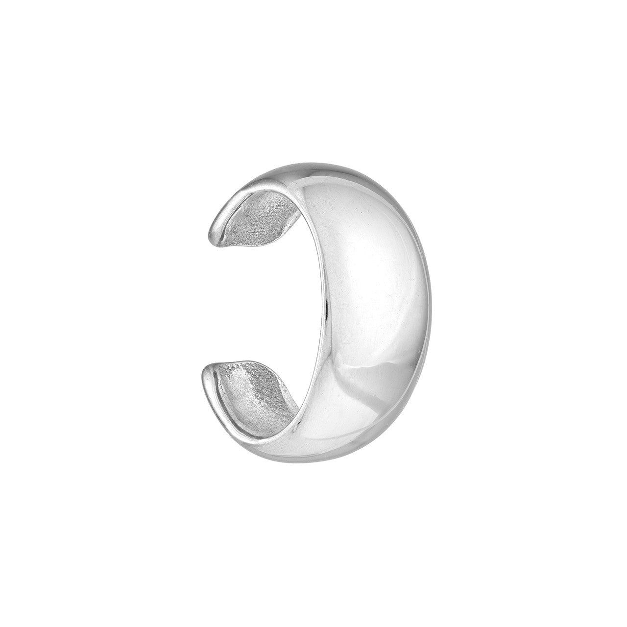 Midas Chain Ava Wide Earring Cuff featuring a sleek, modern design with a polished finish and open cuff style.