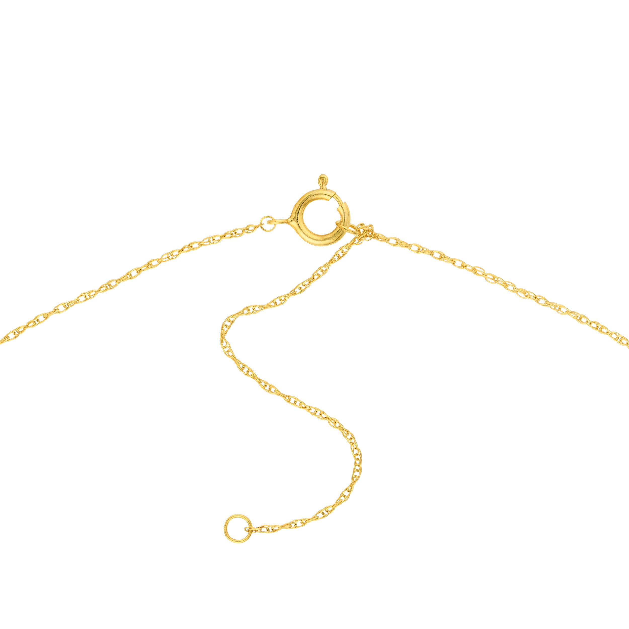 14K Gold Flip Flop Pendant Necklace