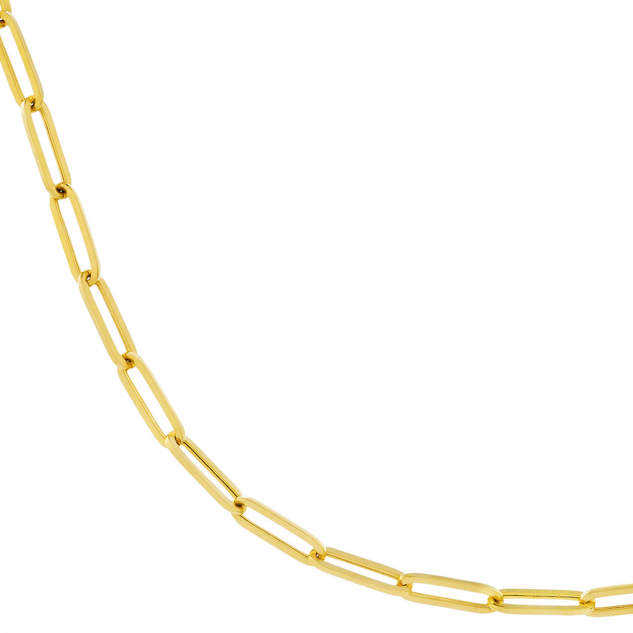 3.80mm split hollow paperclip in silver color, featuring a simple design, ideal for organizing documents.