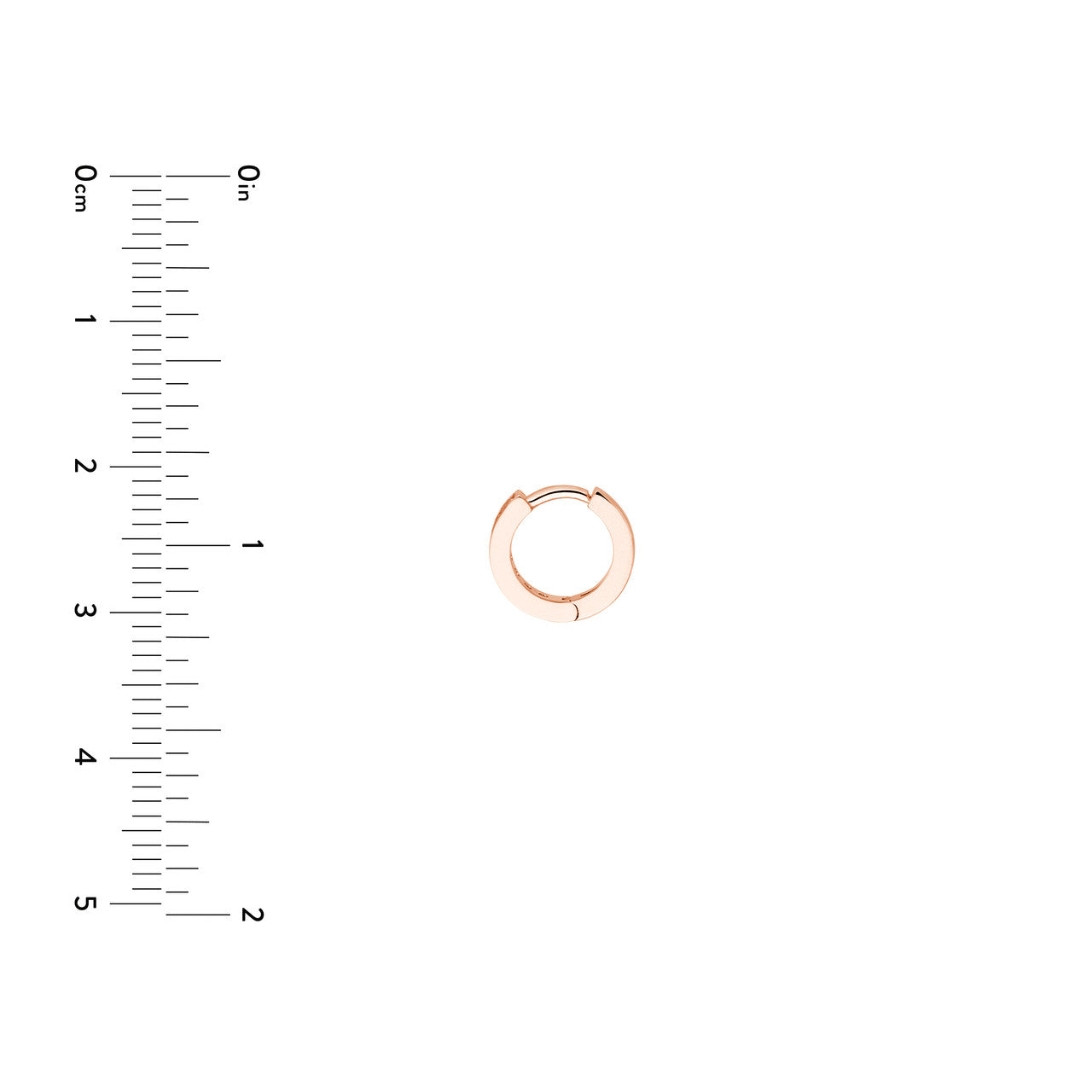 14K gold diamond line huggie earrings, sleek modern design