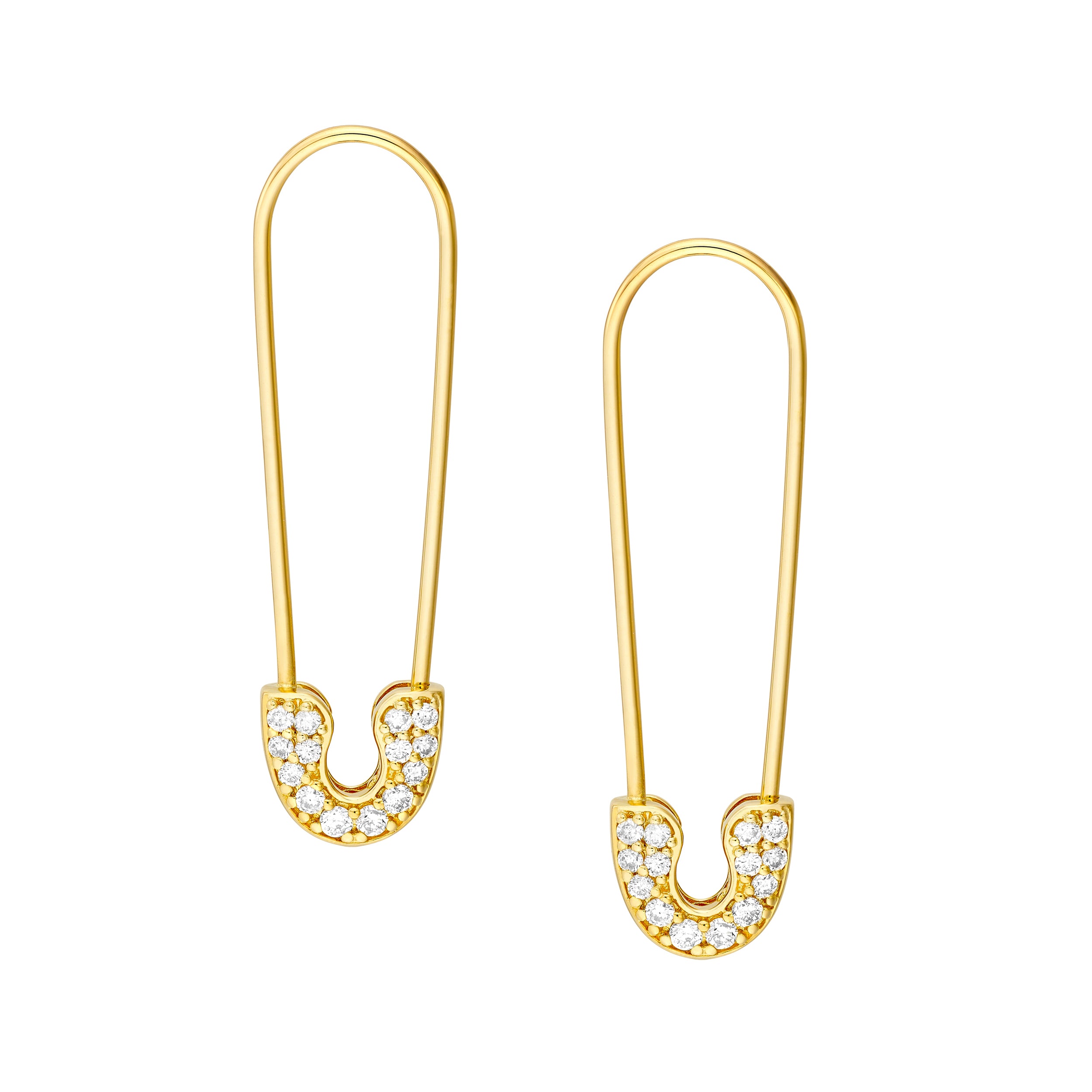 Safety Pin Threader Earrings