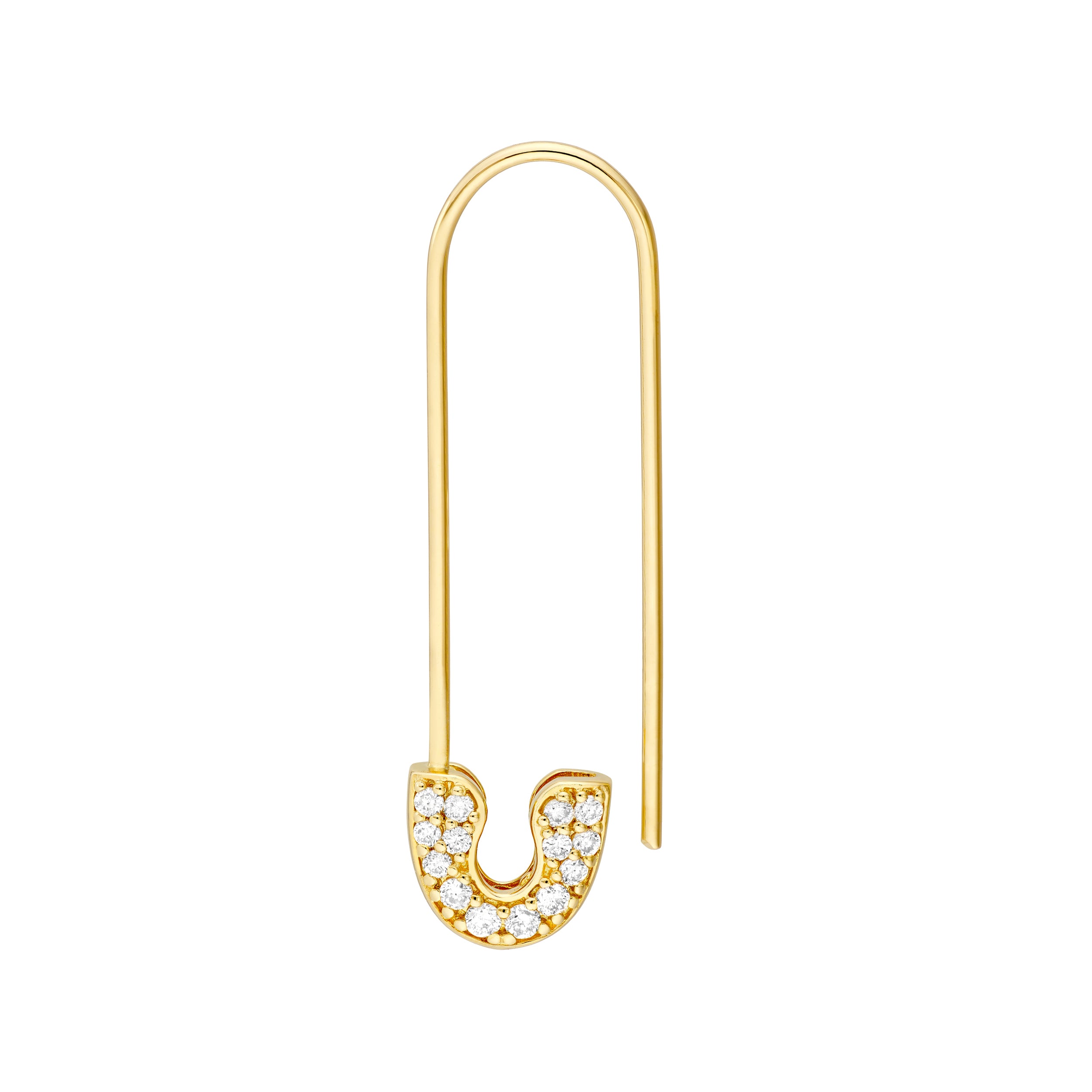 Safety Pin Threader Earrings
